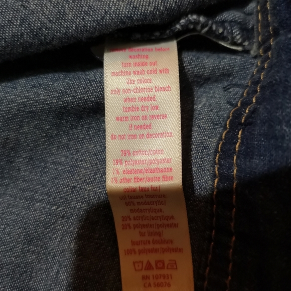 Girls Justice Jean Jacket - Picture 9 of 11